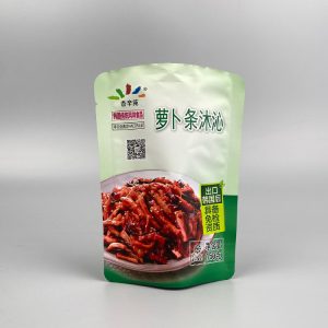 150g蘿卜條沐沁+亮面鋁箔+異形自立袋