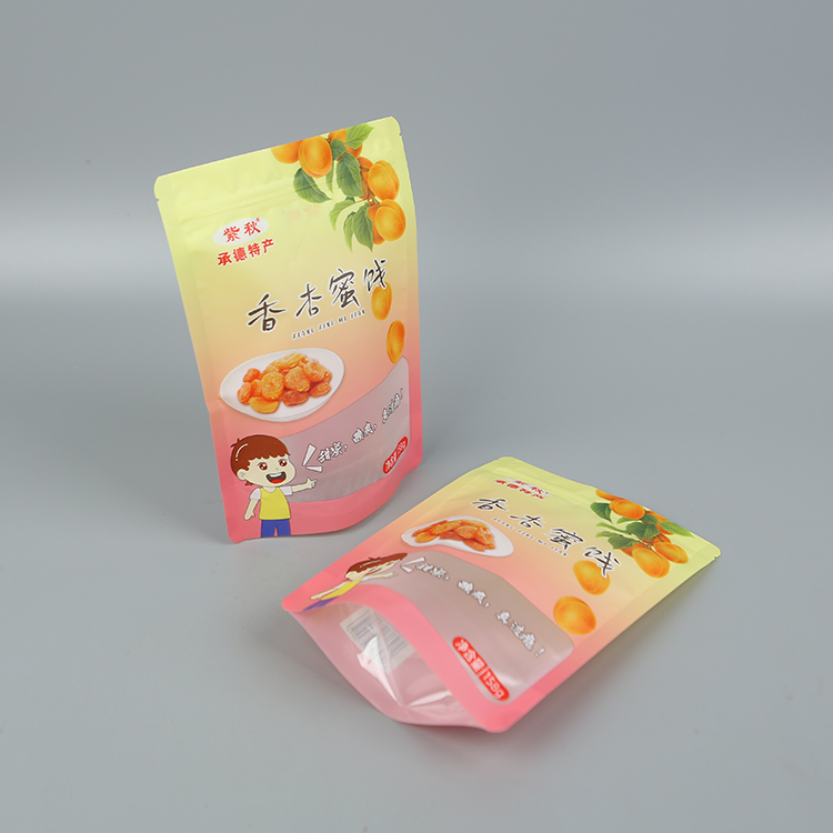 158g香杏蜜餞+啞光塑料復(fù)合+自立拉鏈