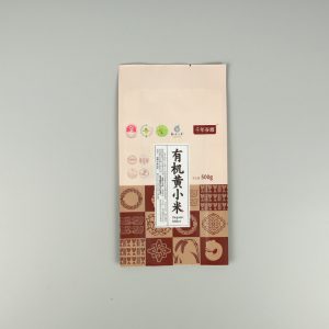 500g有機(jī)黃小米+啞光塑料復(fù)合+四邊封